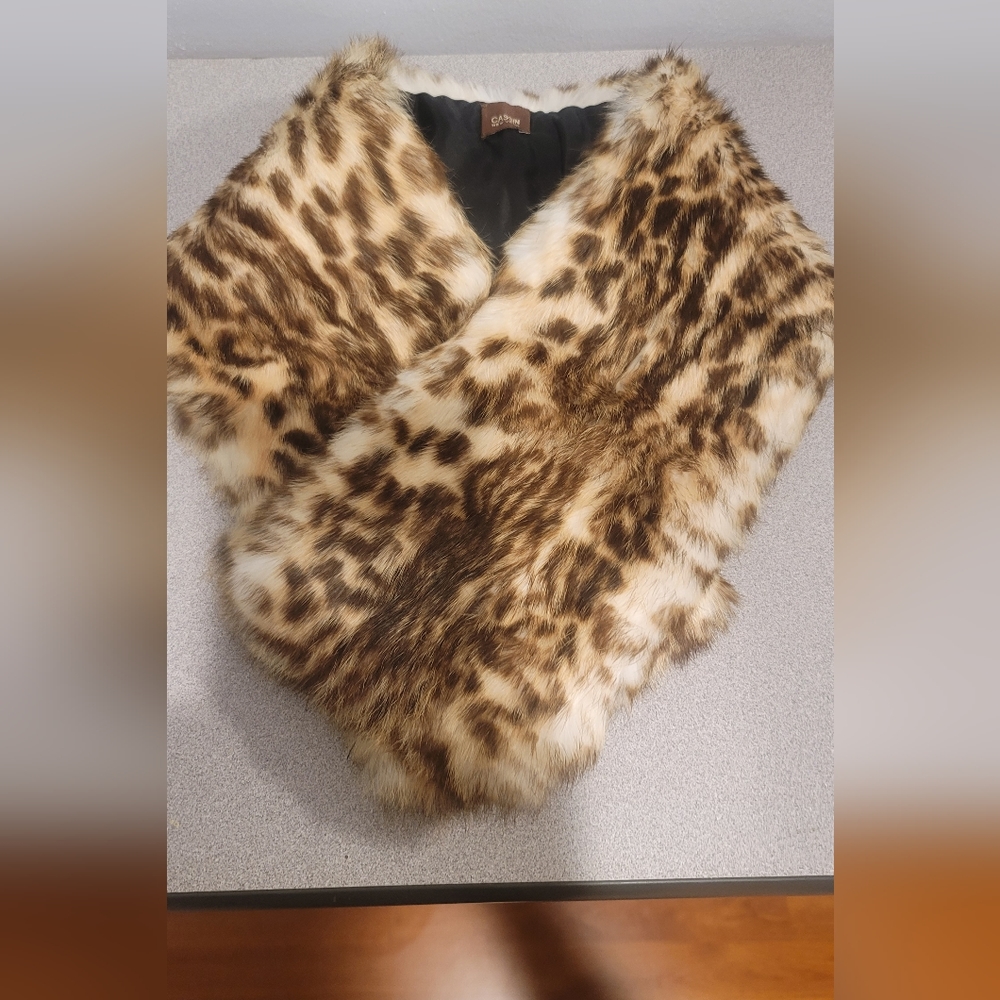 Cassin New York leopard fur scarf🔥